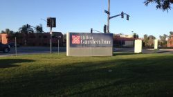 Hilton Garden Inn San Bernardino - welcome sign
