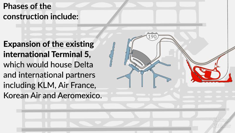 a map with a diagram of a plane