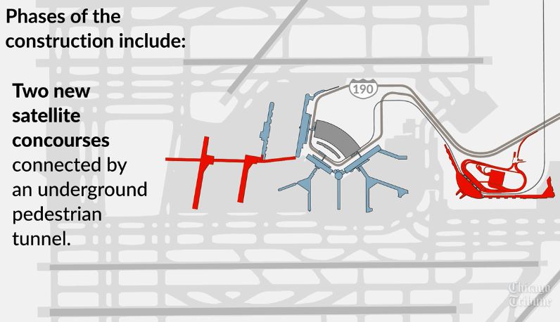 a map of a airport