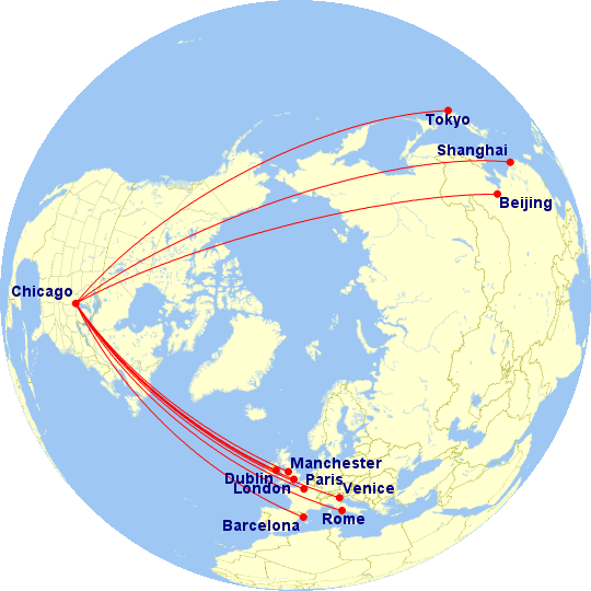 a map of the world