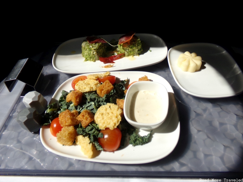 Delta One - appetizer and salad