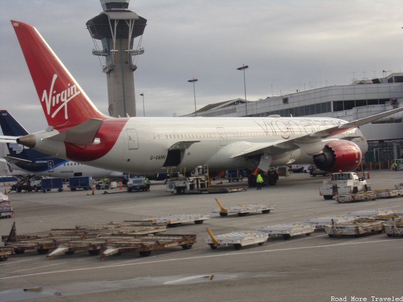 Virgin Atlantic Plane at LAX