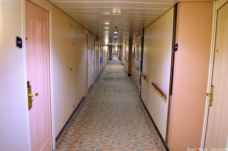 Royal Caribbean Liberty of the Seas - passenger corridor