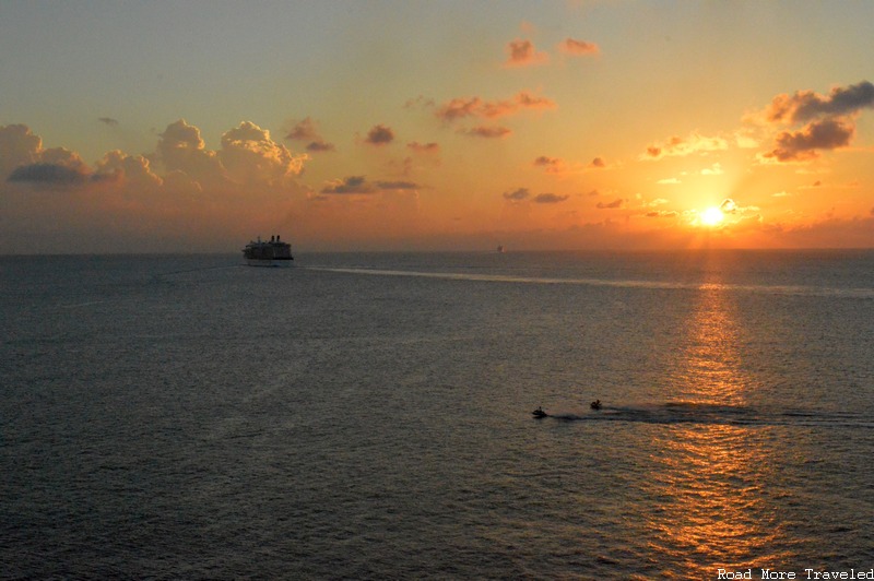 Sunset over Grand Cayman