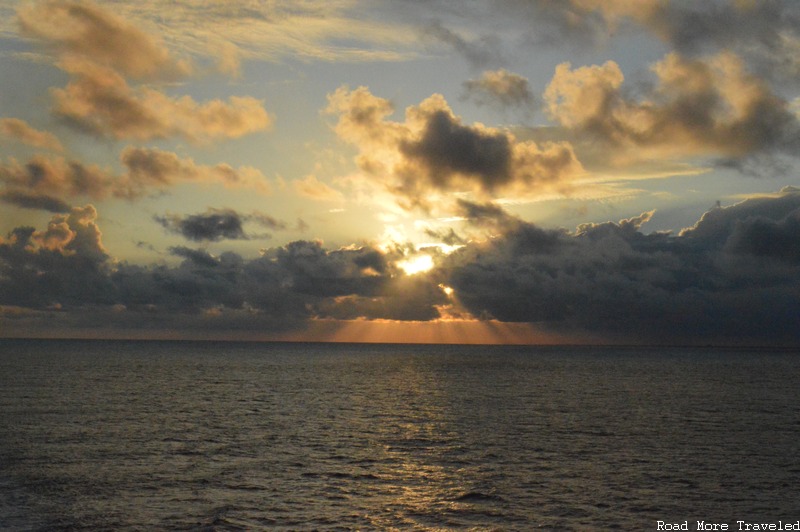 Sunset over Cozumel