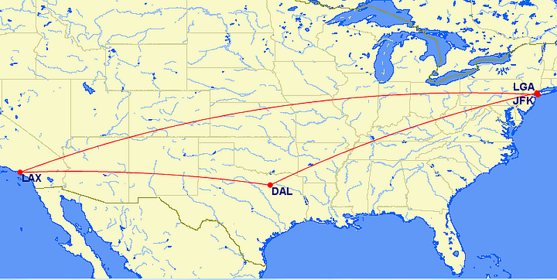 Delta One Trip Plan