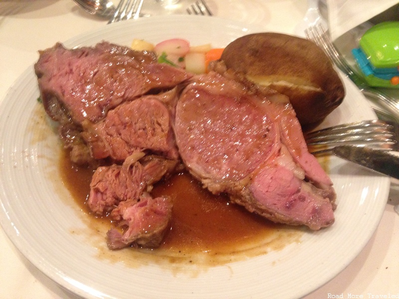 RCCL Liberty of the Season Main Dining - prime rib