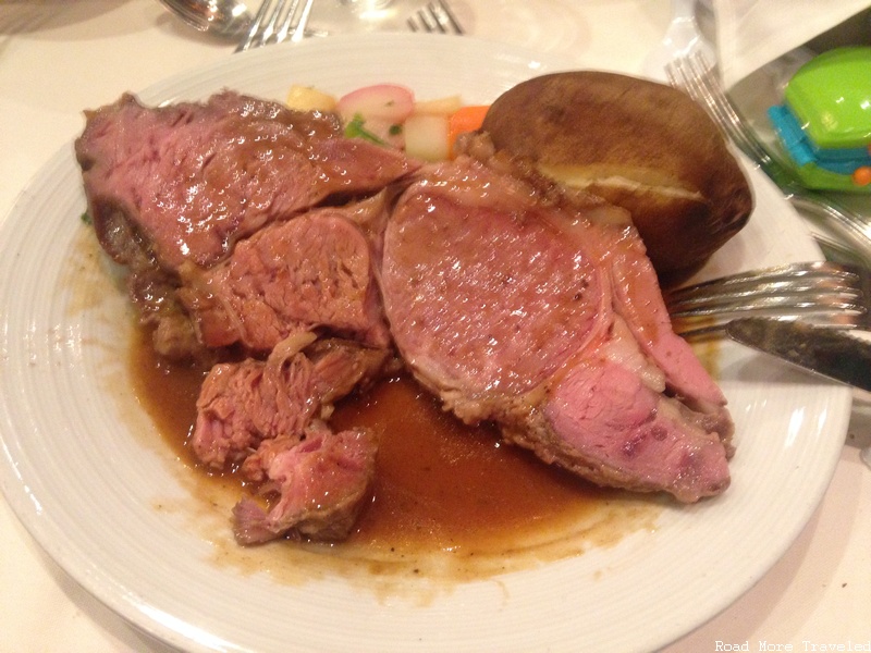 RCCL Liberty of the Season Main Dining - prime rib