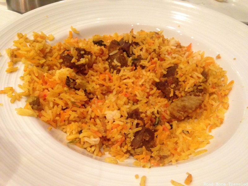 RCCL Liberty of the Season Main Dining - biryani