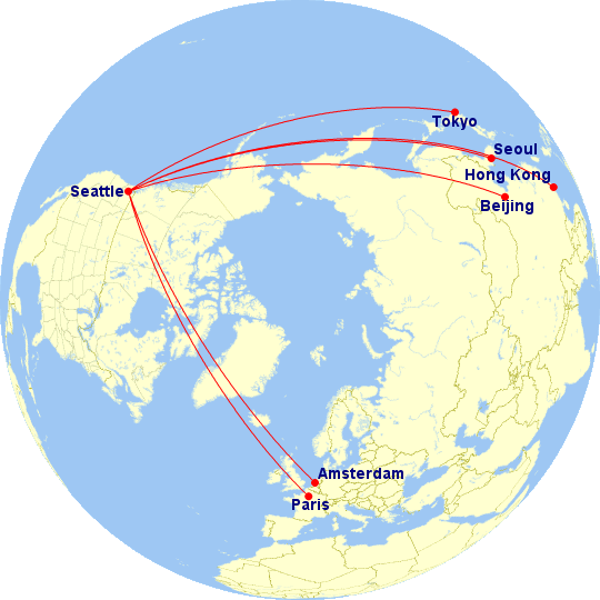 a map of the world