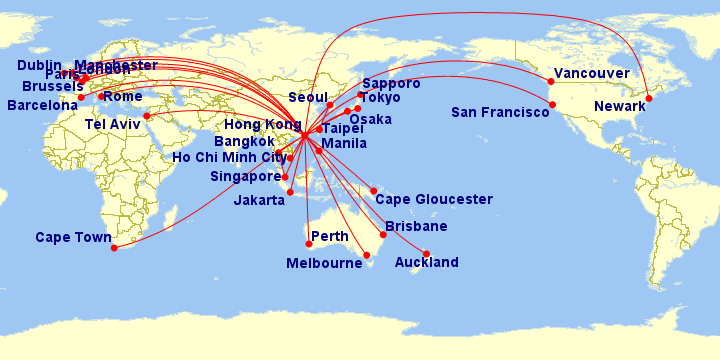 a map of the world with red lines