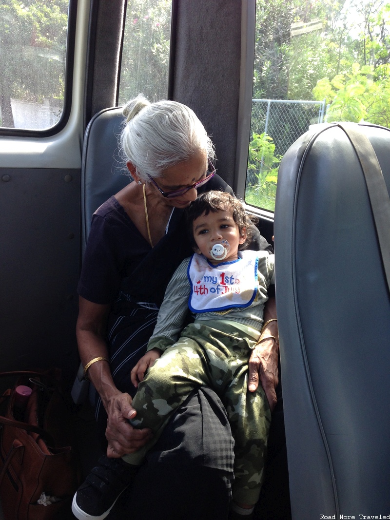 Nap time on the bus