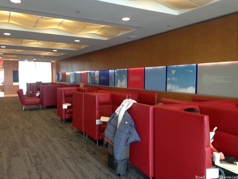 Delta SkyClub JFK Terminal 4 - "enclosed" seating