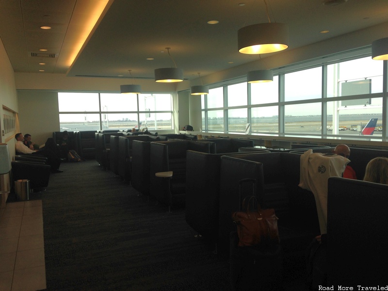 Delta SkyClub JFK Terminal 4 - overflow seating area