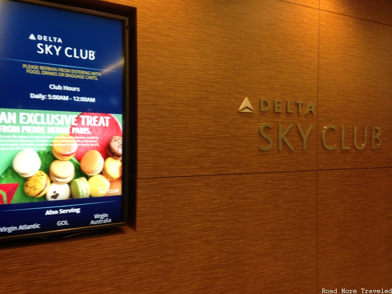 Delta SkyClub JFK Terminal 4 entrance