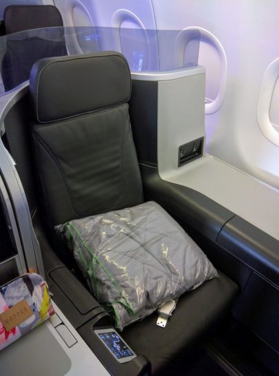 business class seat