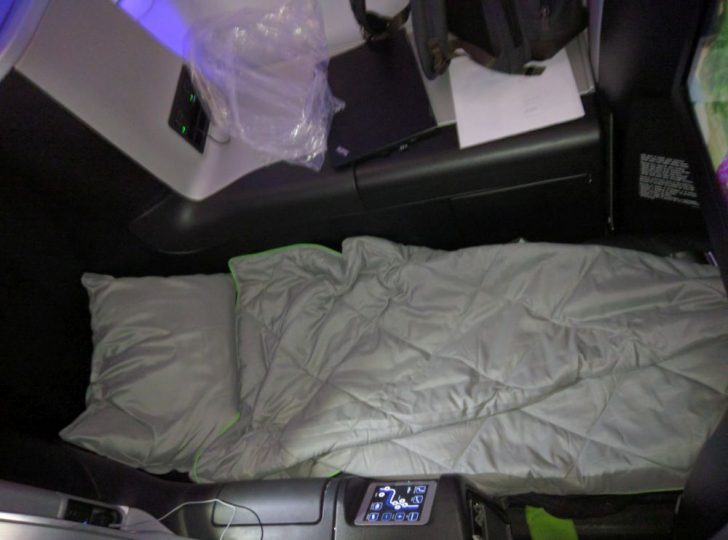 business class bed