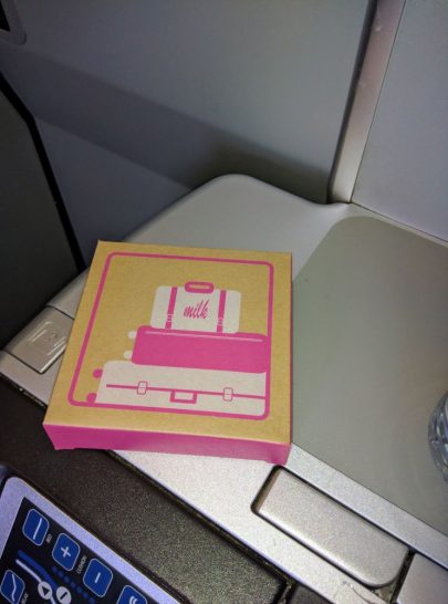 a box on a table