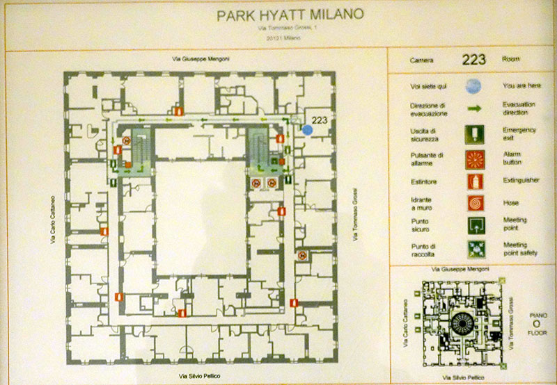 a map of a building
