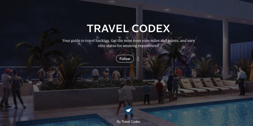 a screenshot of a travel code