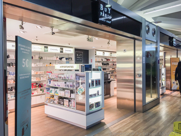 a store with a sign and shelves