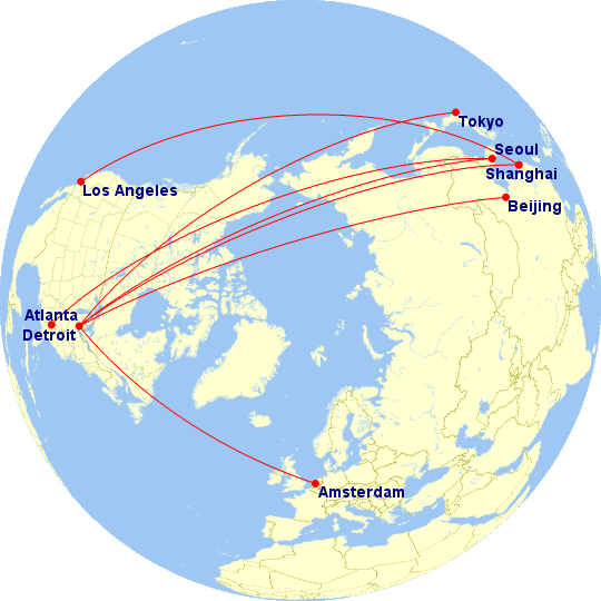 a map of the world