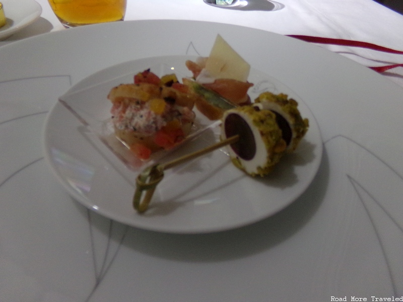 Air France La Première B777 - amuse bouche