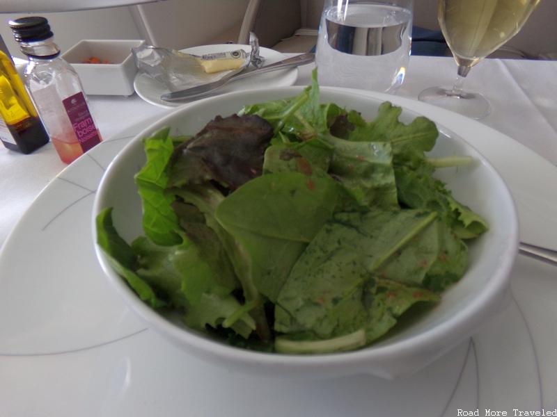 Air France La Première - side salad
