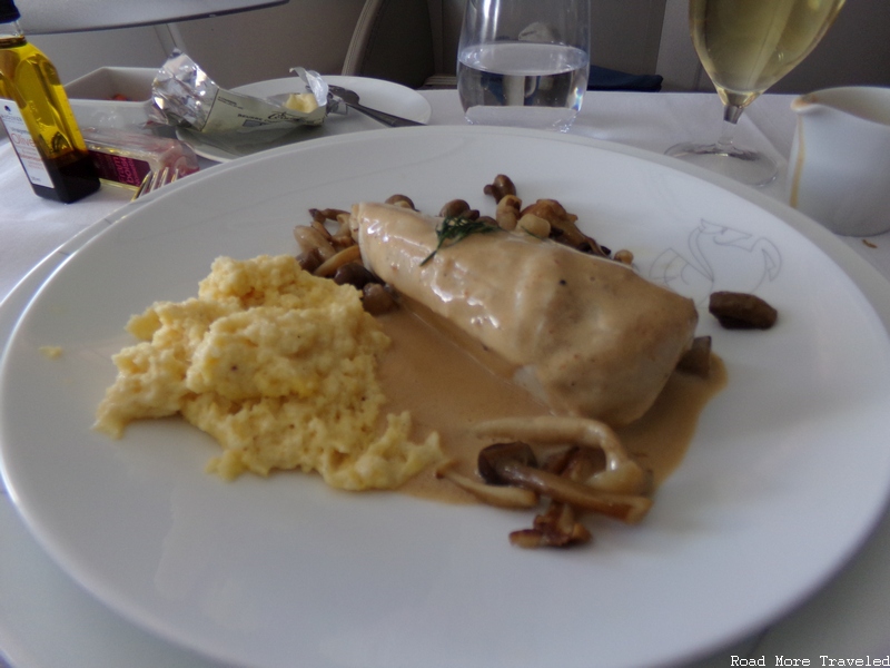 Air France - Landes corn-fed chicken