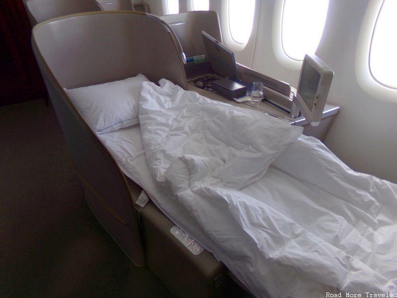 Air France La Première A380 - bed