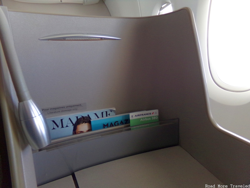 Air France La Première A380 - magazine rack