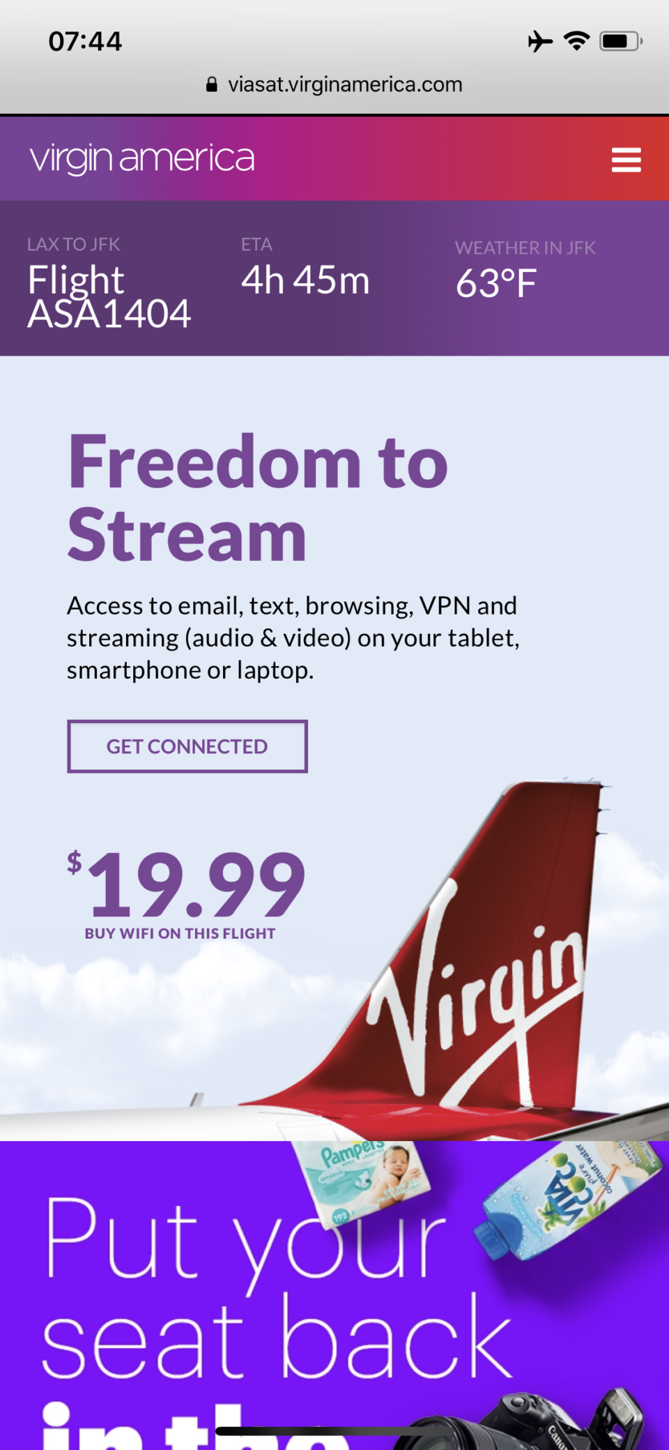 Viasat In-flight WiFi