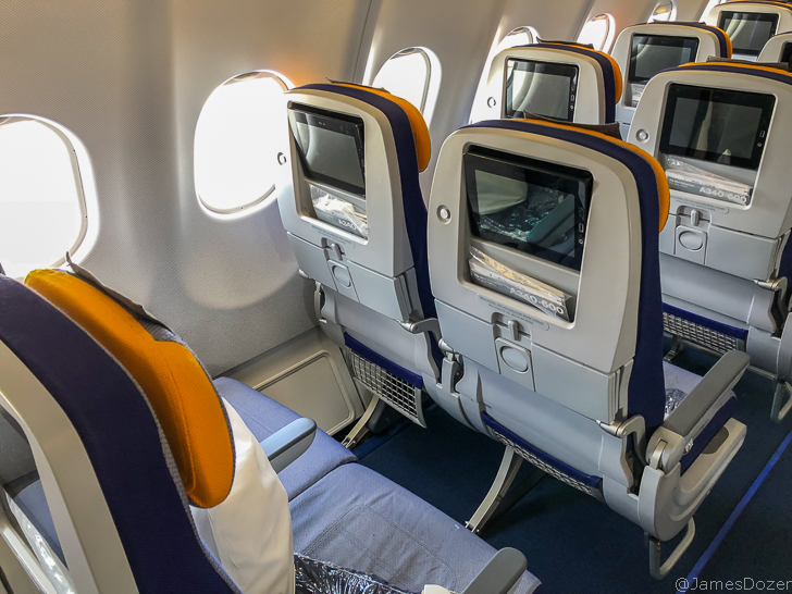 Lufthansa Airbus A340 Economy Class