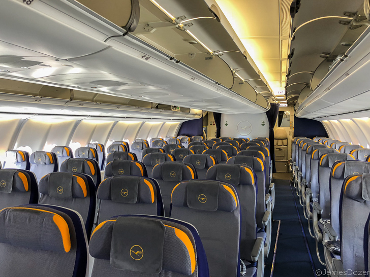 Lufthansa Airbus A340 Economy Class