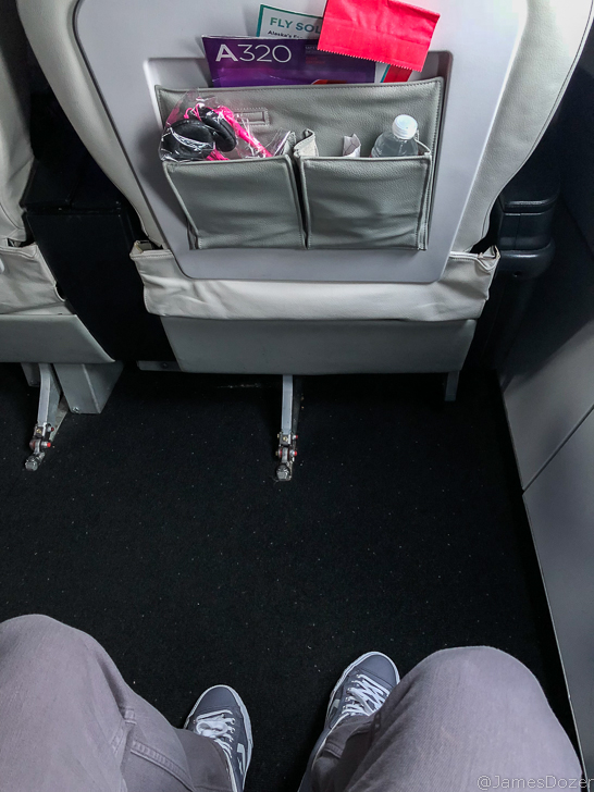 Alaska Air/Virgin America Airbus A320 First Class