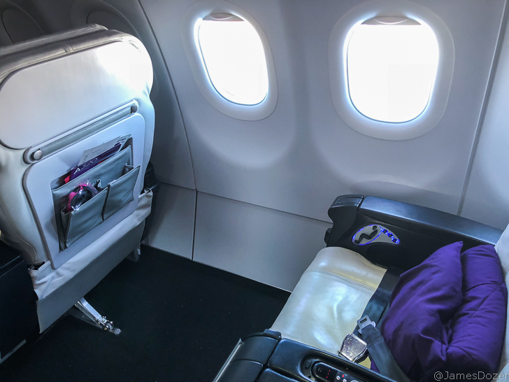 Alaska Air/Virgin America Airbus A320 First Class