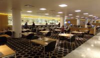 Qantas First Lounge LAX - more dining room seating