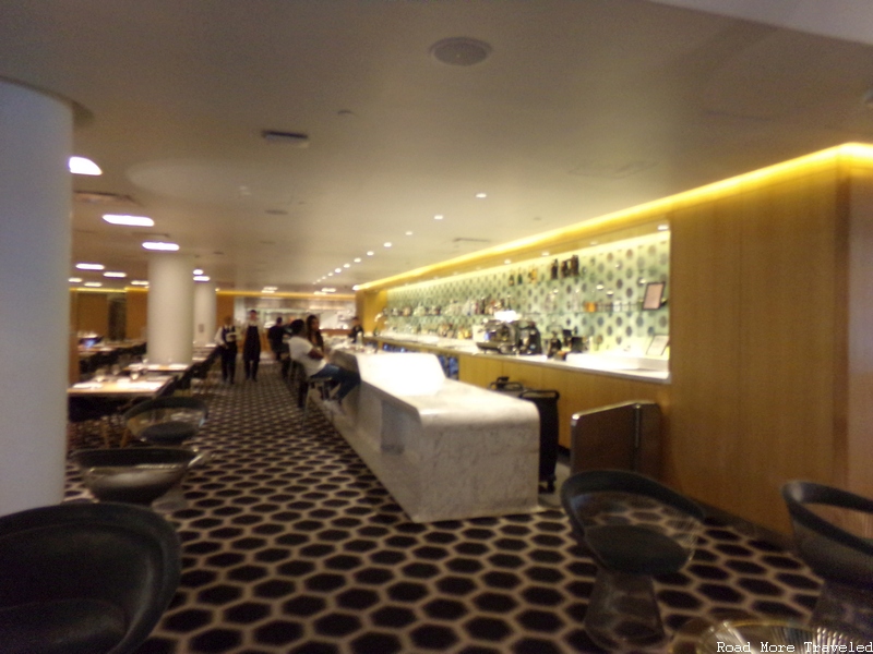 Qantas First Lounge LAX - bar