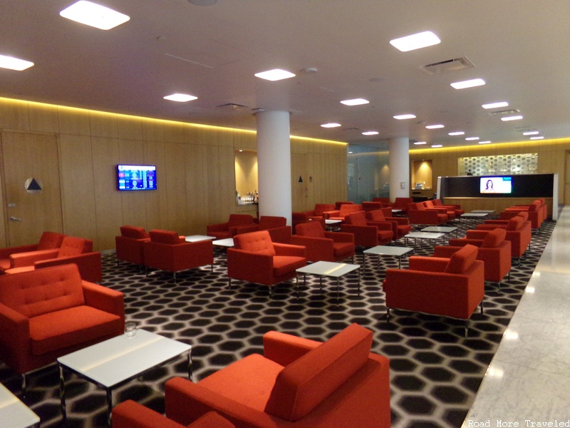 Qantas First Lounge LAX - second seating area
