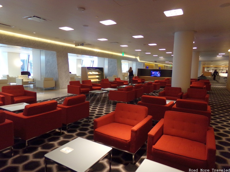 Qantas First Lounge LAX - more second seating area