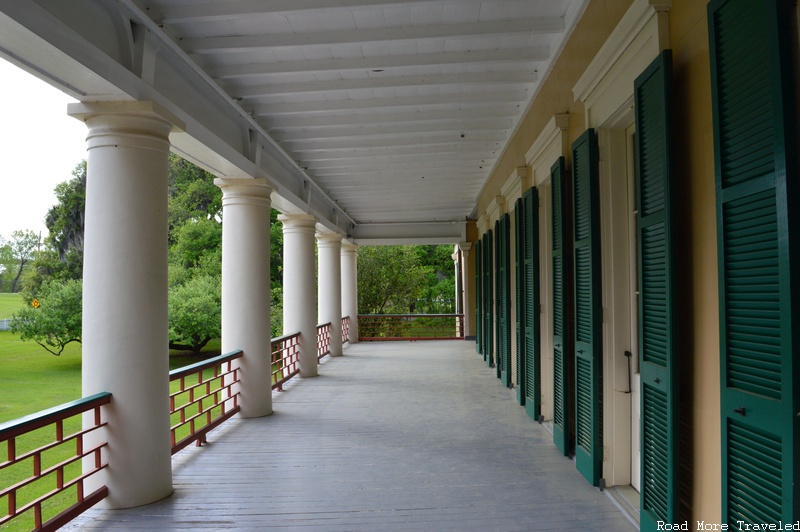 Destrehan Plantation - upstairs porch