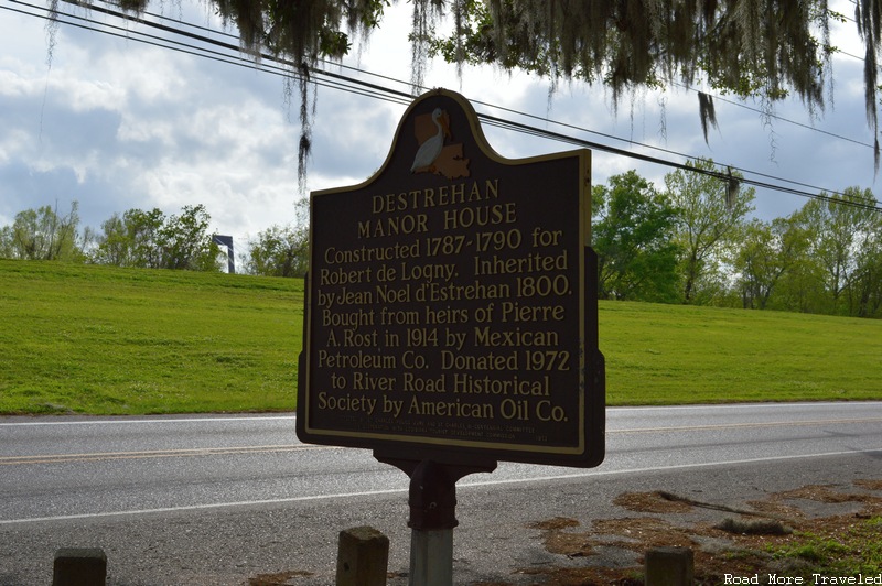 Destrehan Plantation - historical marker