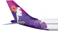 a close-up of a plane