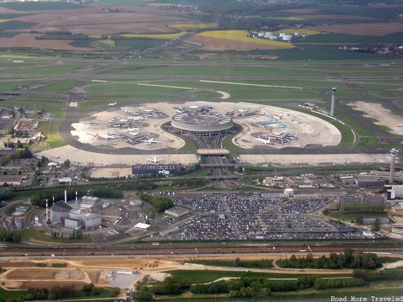 View of CDG after takeoff