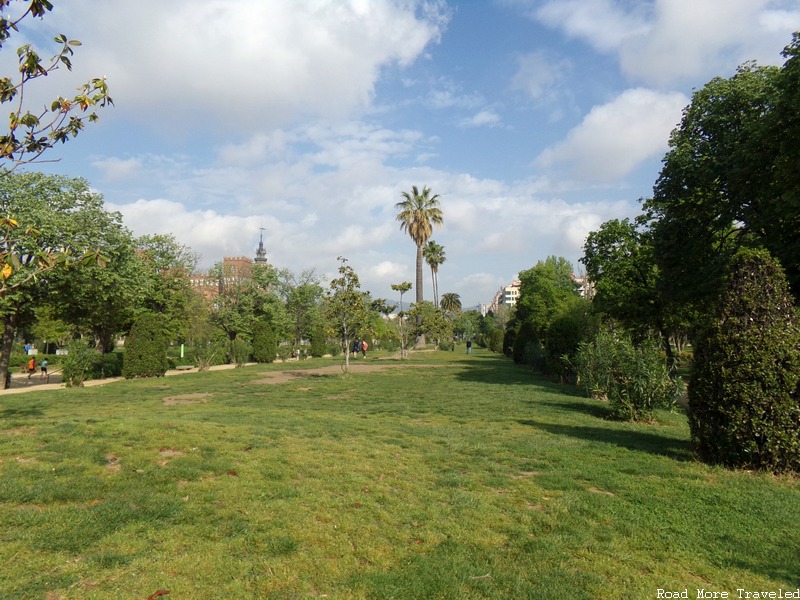 Parc de la Ciutadella - vegetation