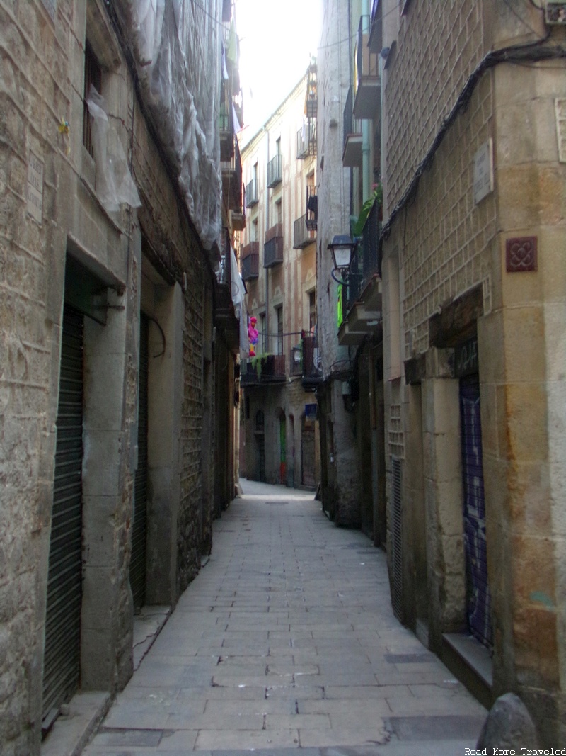 Gothic Quarter - narrow streets