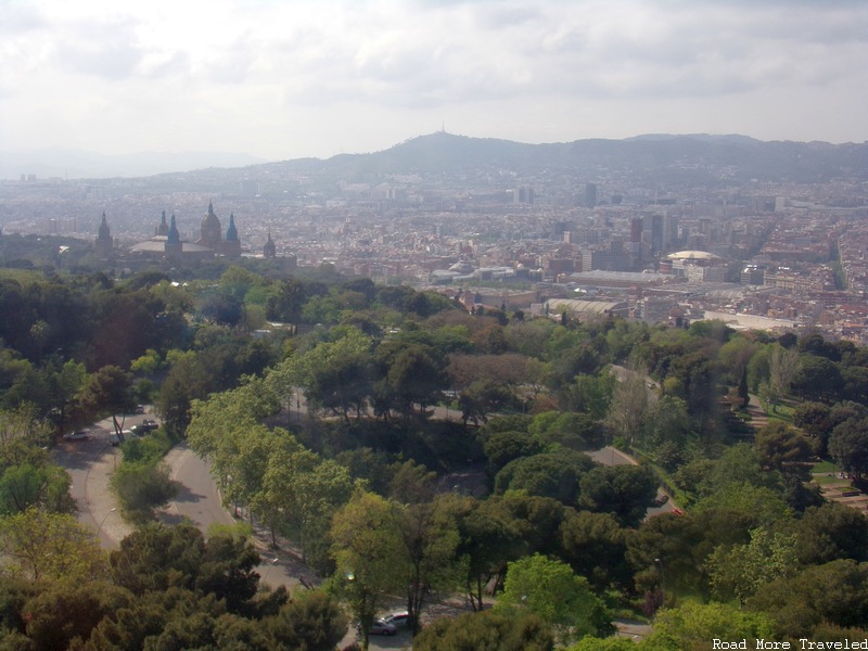 More views of Barcelona from cable car