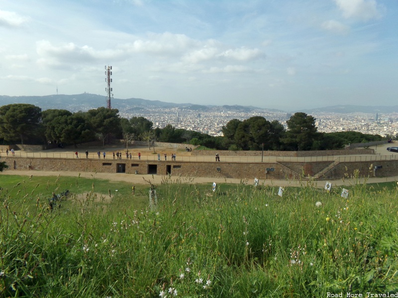 Montjuic Castle - city view