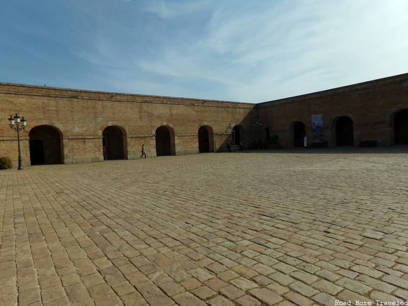 Montjuic Castle - courtyard