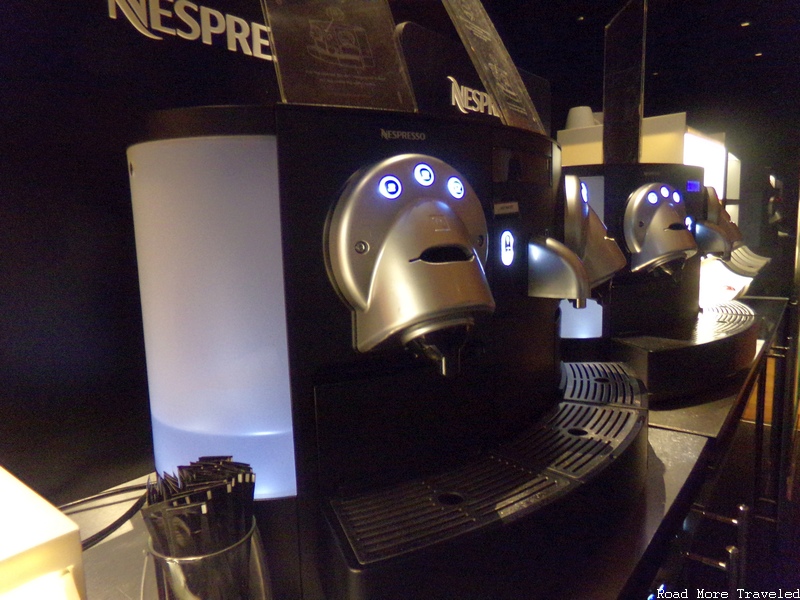 Sala VIP Pau Casals Barcelona - Nespresso machines